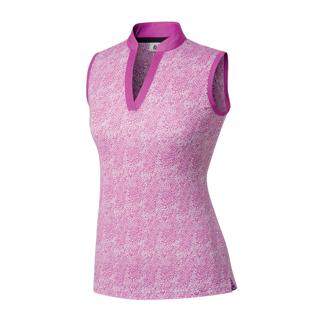 Open Placket Sleeveless Shirt