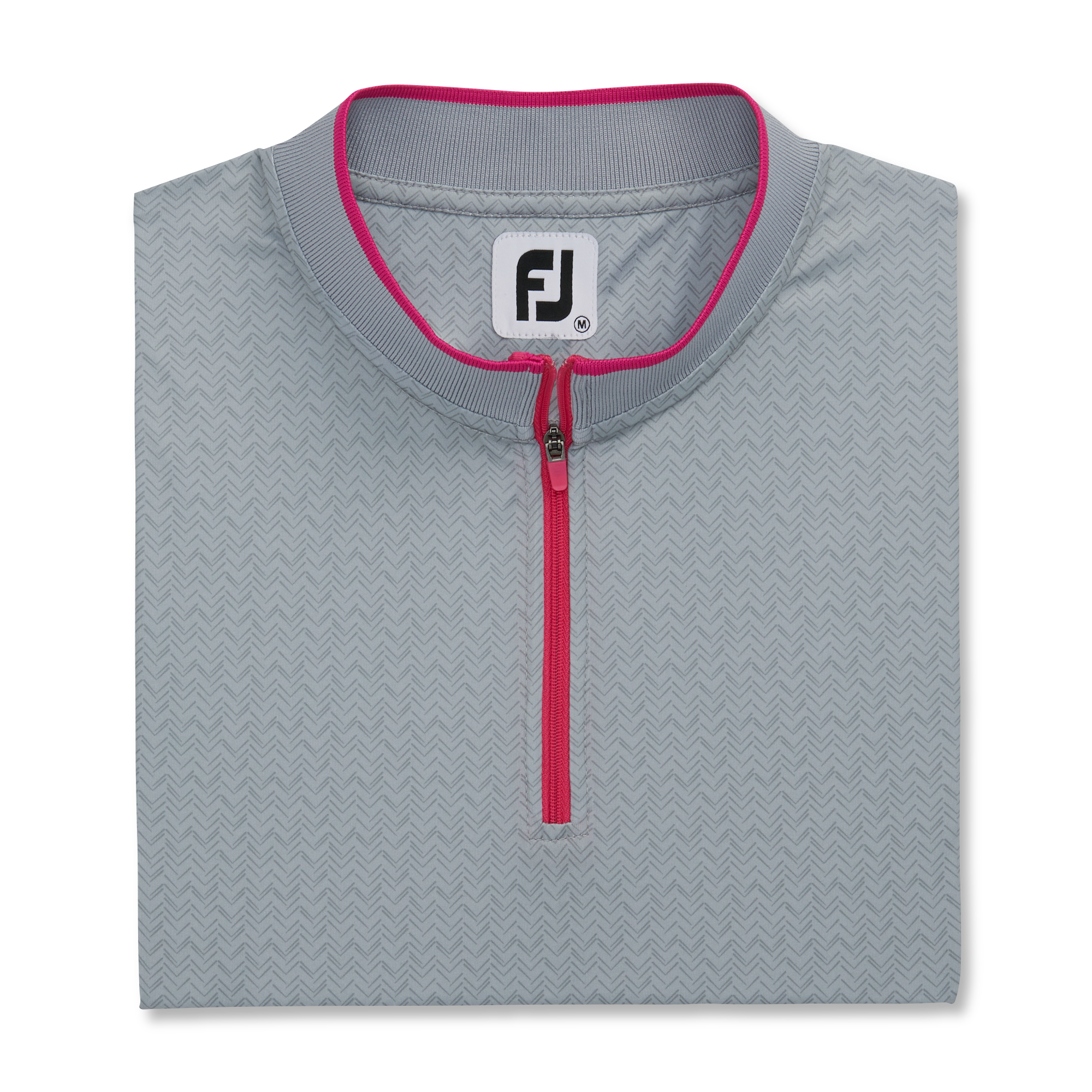 Sleeveless Quarter-Zip Printed Shirt