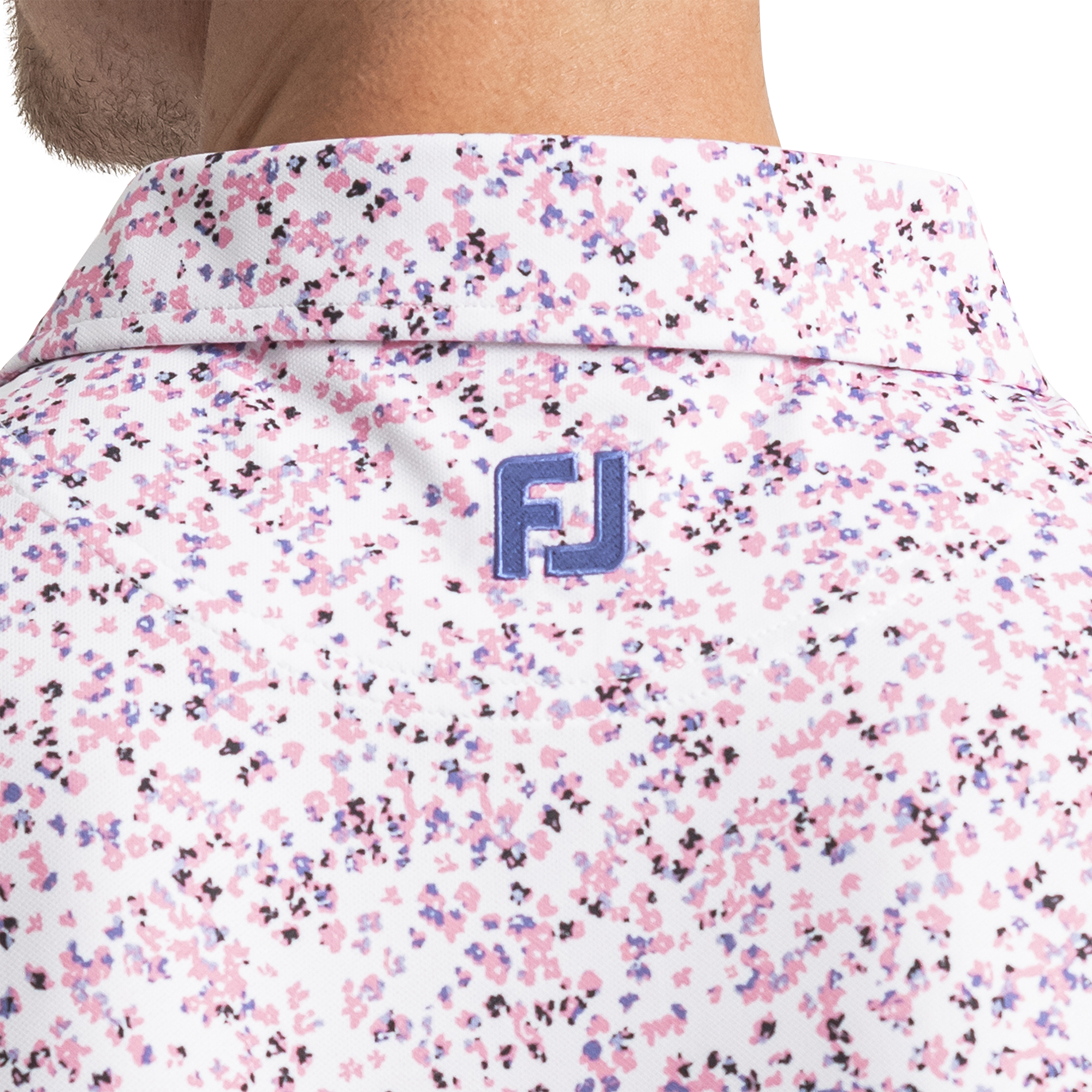 Watercolour Floral Print Pique
