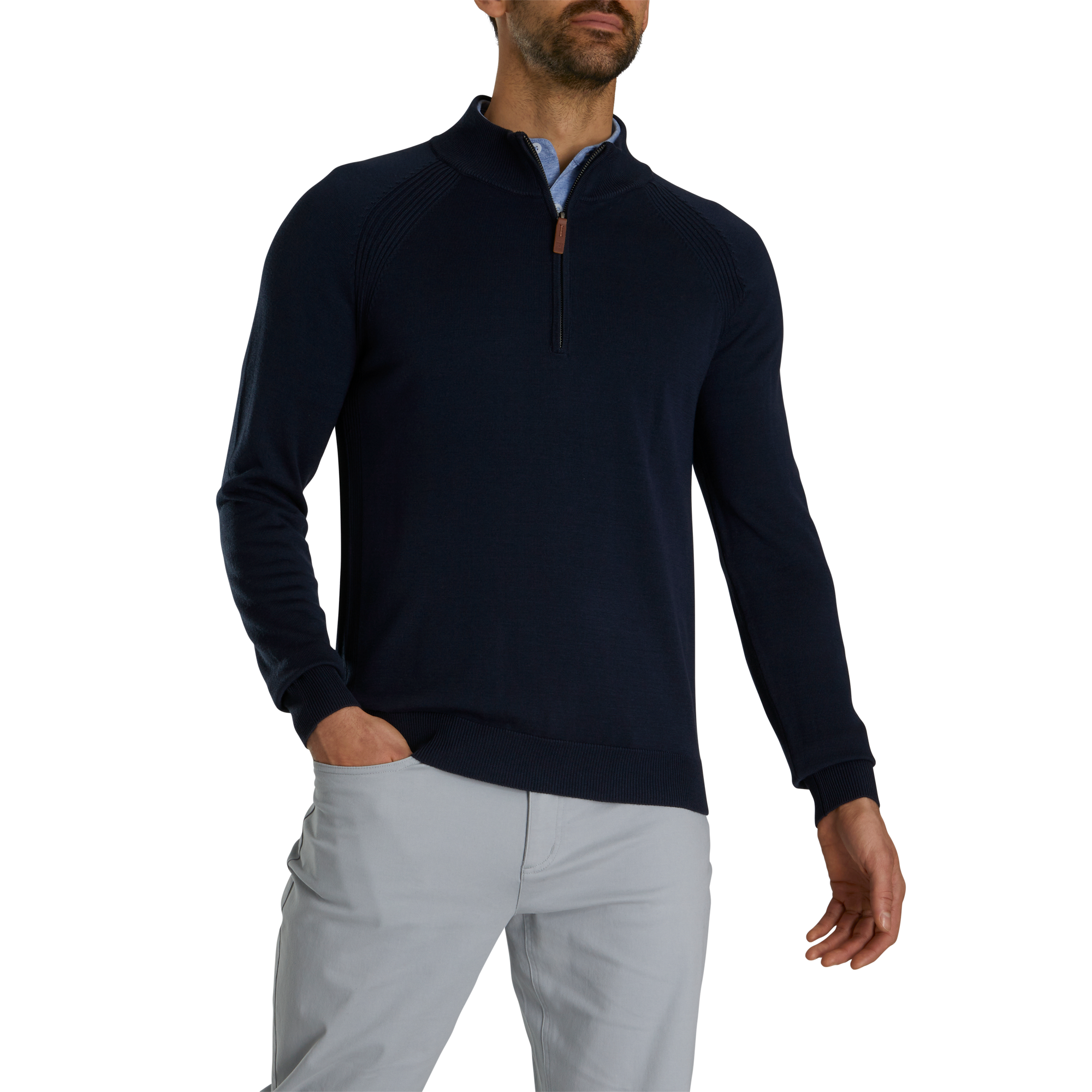 Wool Blend Half Zip