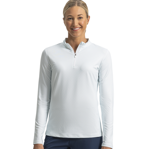 Quarter-Zip Long Sleeve Sun Protection Shirt