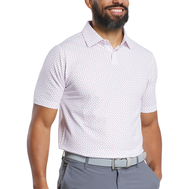 Bounce Print Stretch Pique