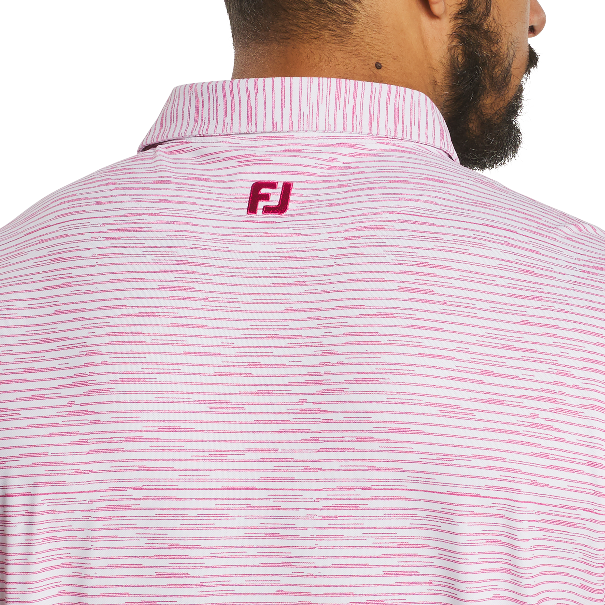Broken Stripe Print Pique