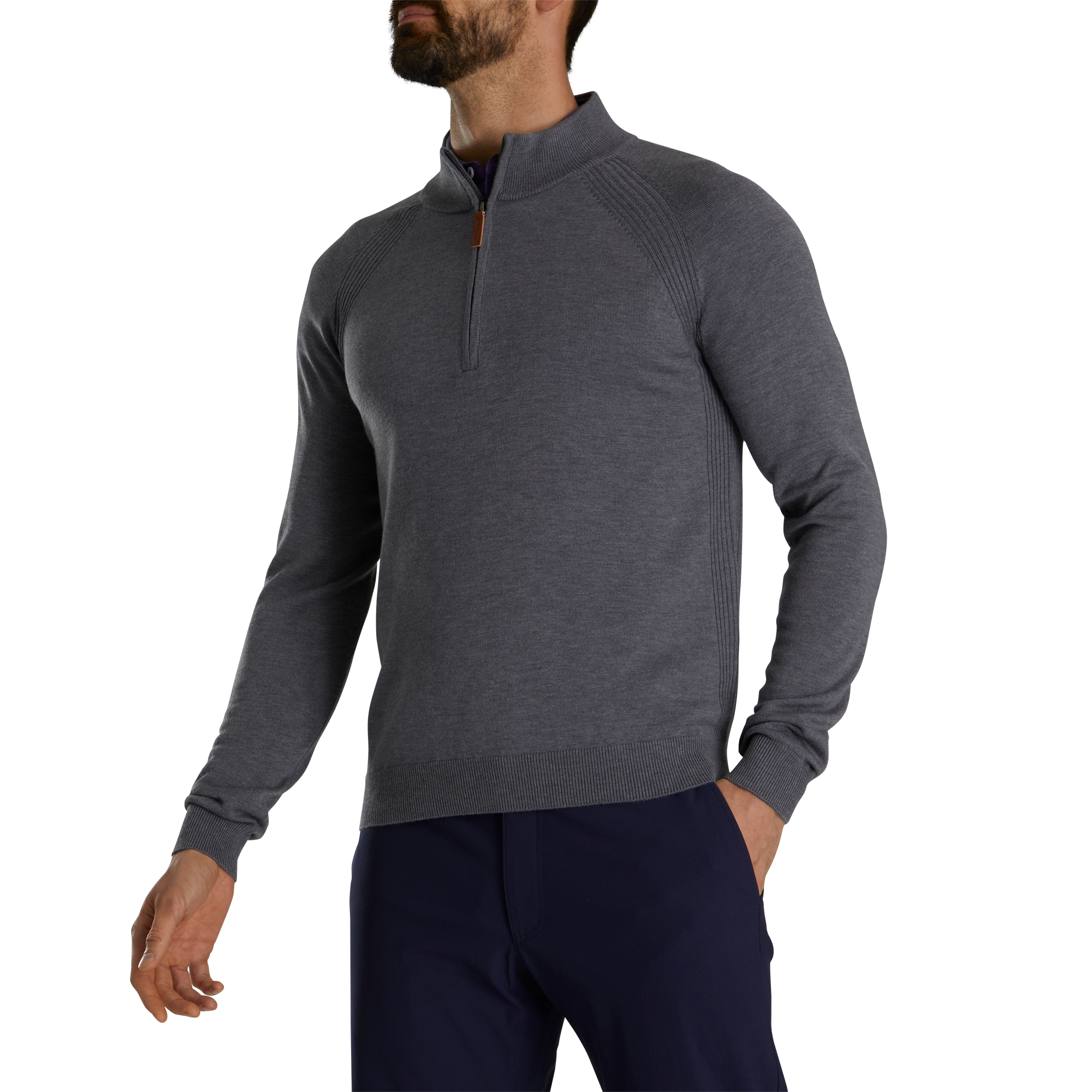 Wool Blend Half Zip
