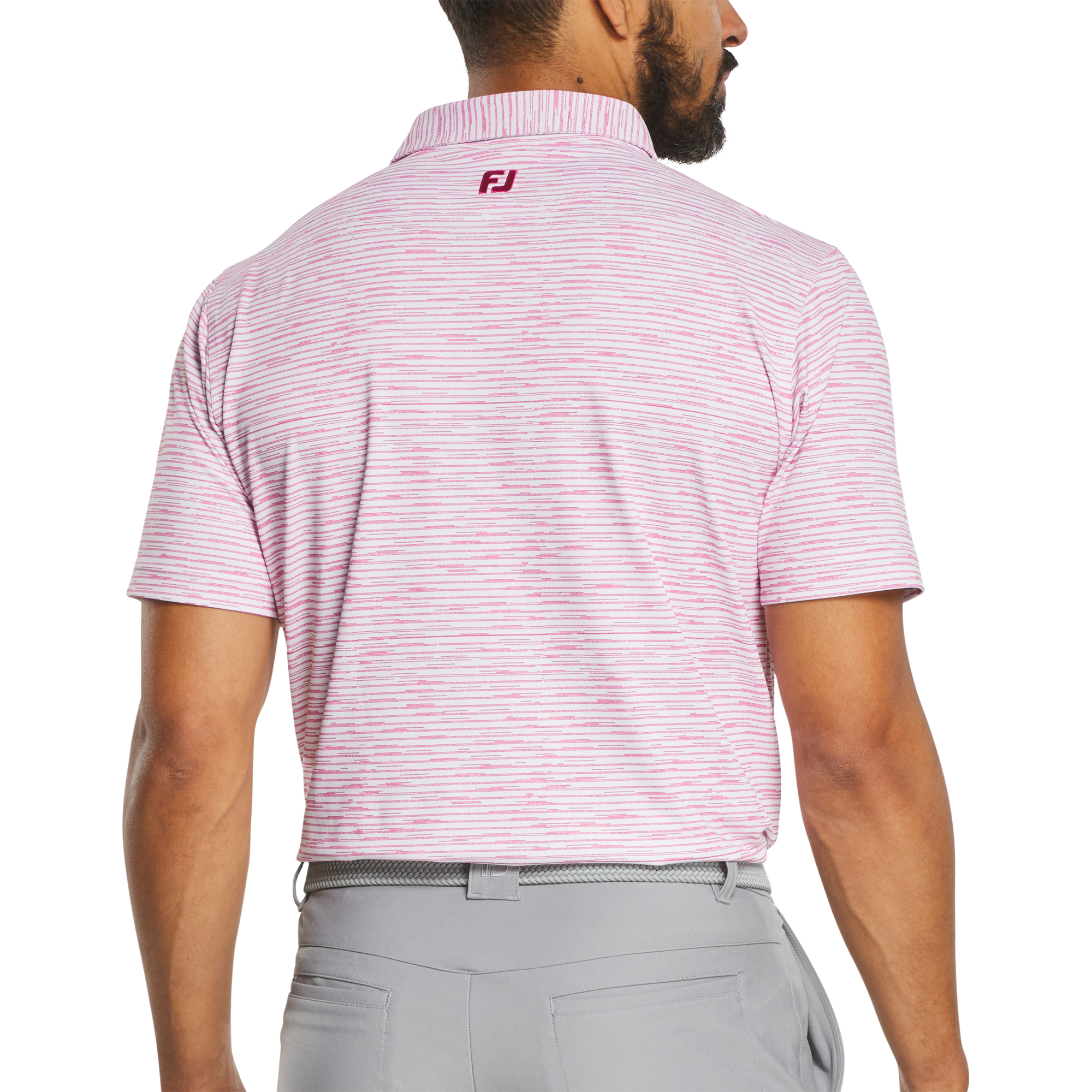 Broken Stripe Print Pique