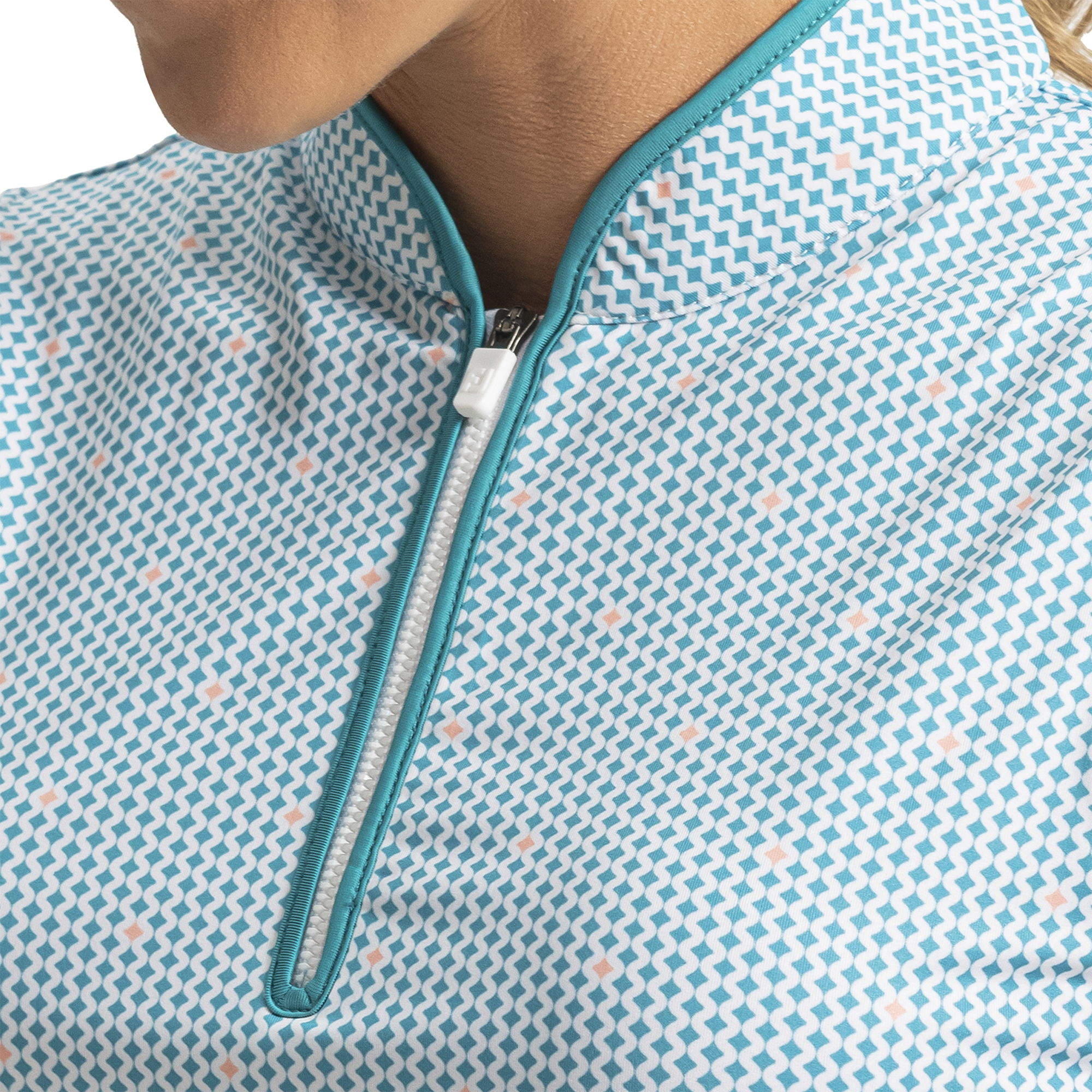 Quarter-Zip Sleeveless Shirt