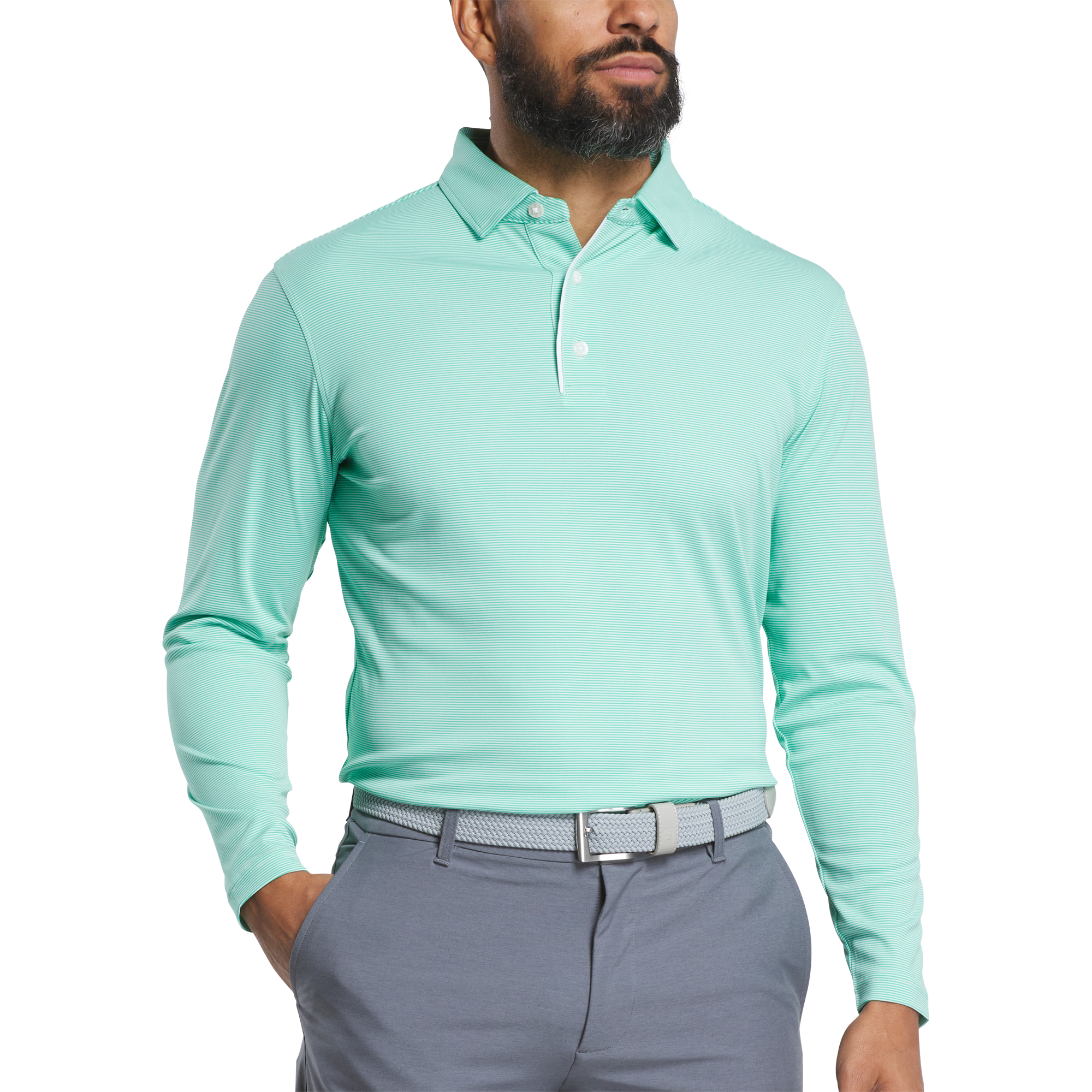 Long Sleeve Micro Stripe