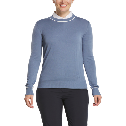 Wool Blend Crew Pullover