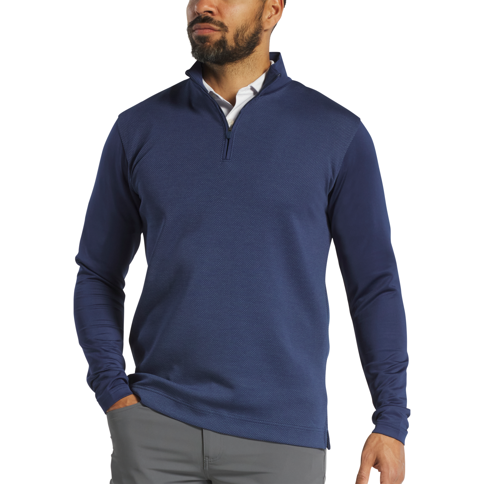 Tonal Block Pullover